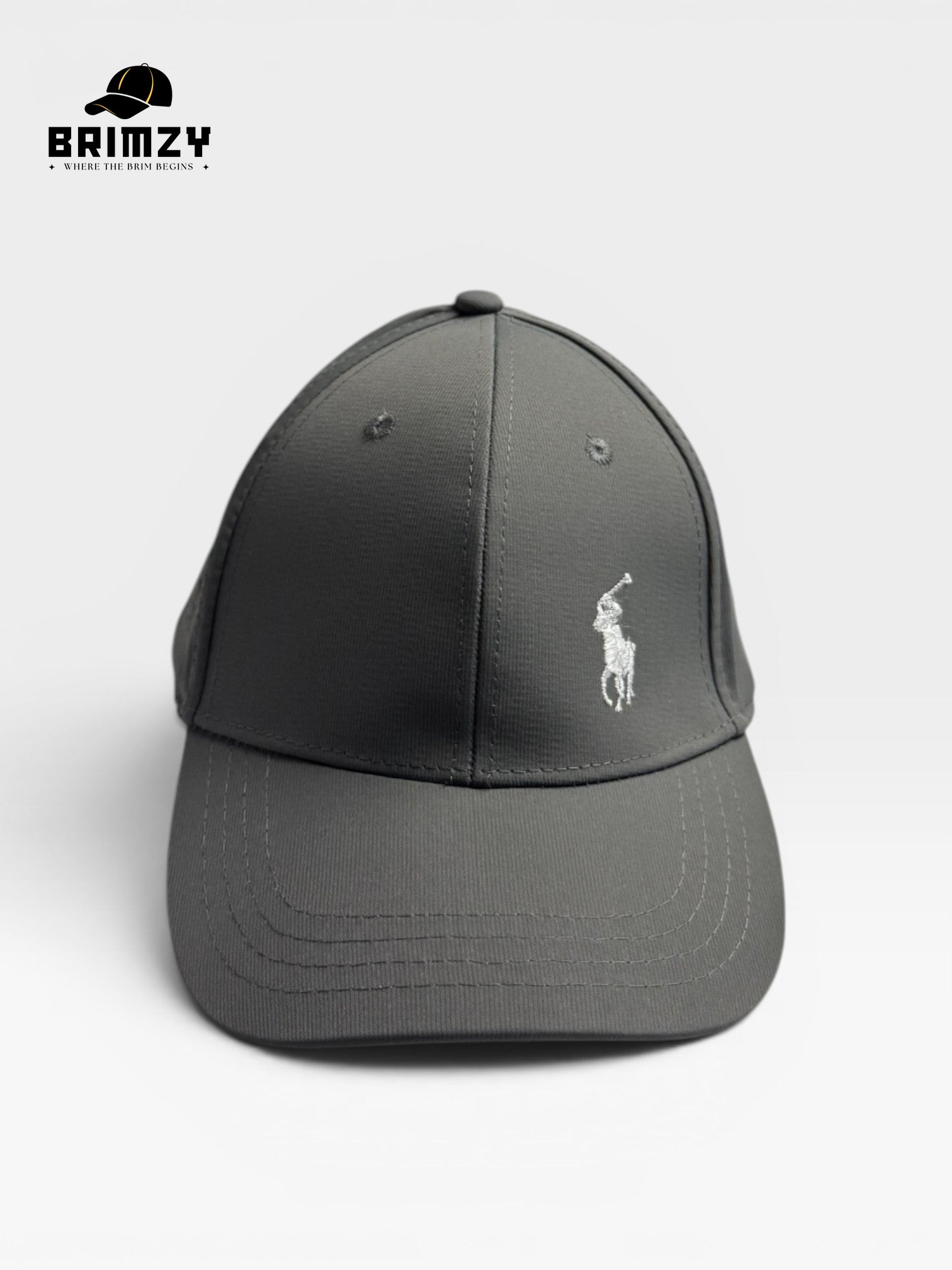 Grey Quick-Dry Mesh Baseball Cap – Adjustable
