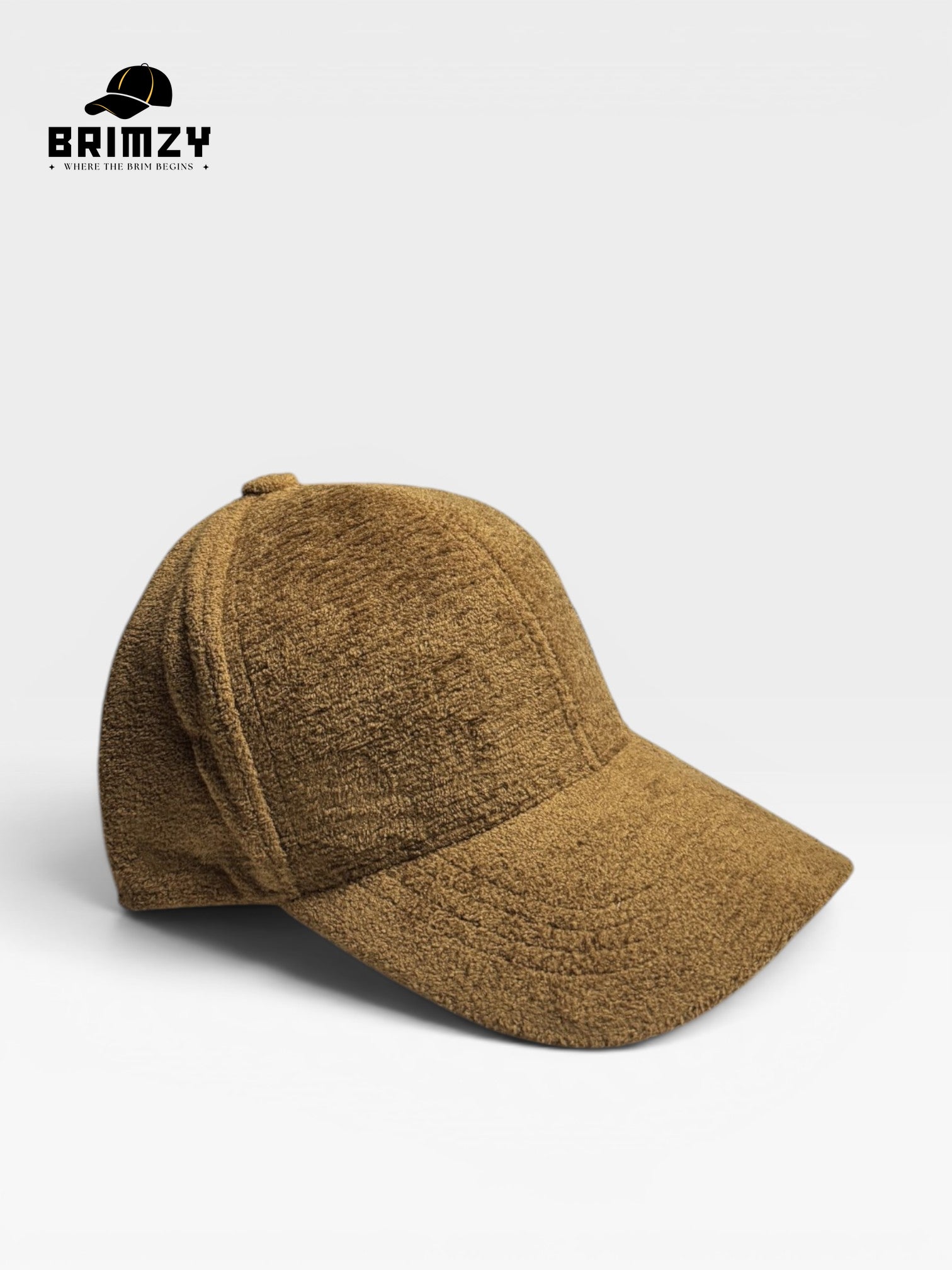 Imported Brown Wool Cap with Metallic Adidas Logo