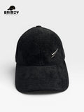 Imported Black Wool Cap with Metallic Nike Logo