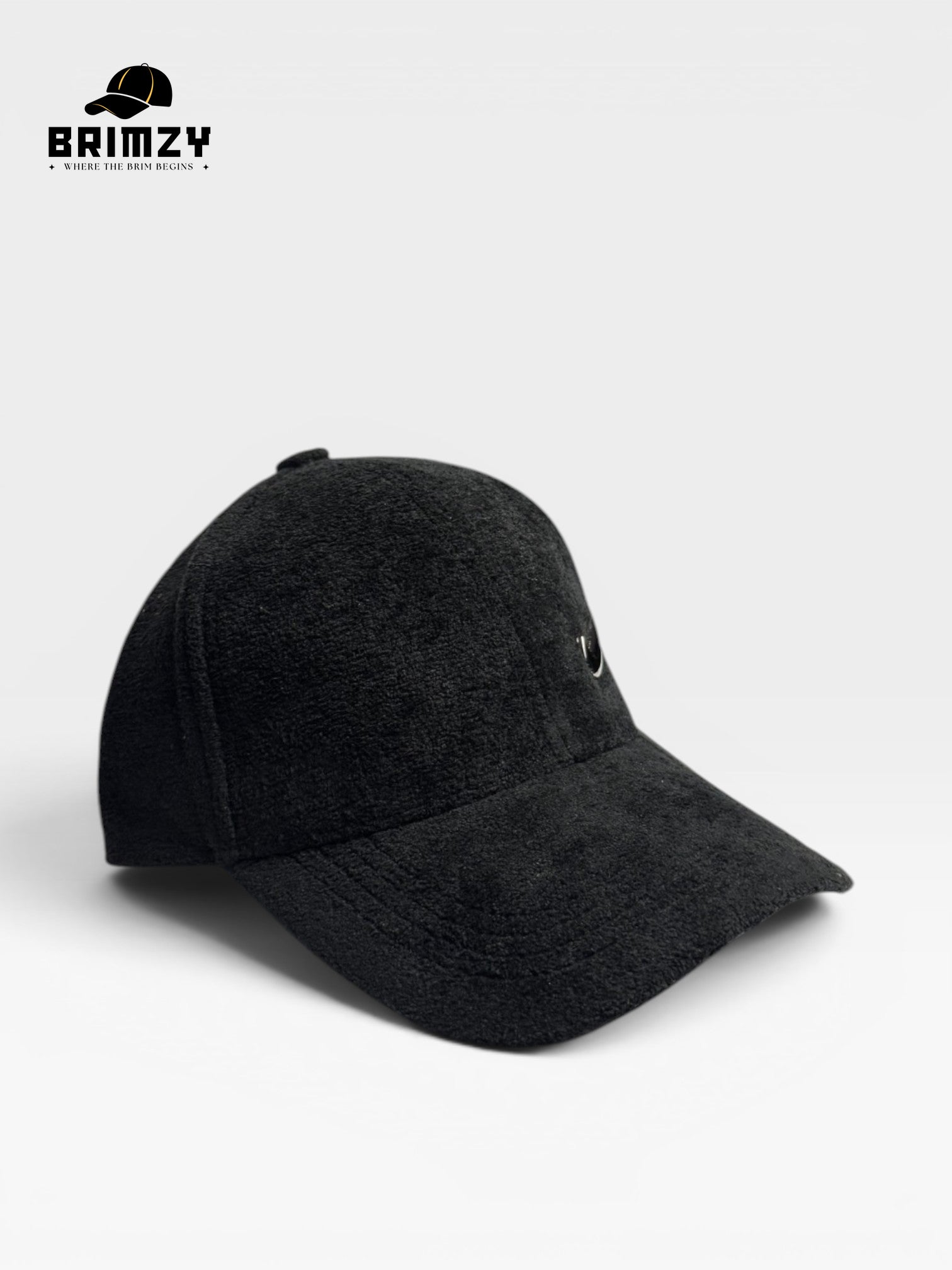 Imported Black Wool Cap with Metallic Nike Logo
