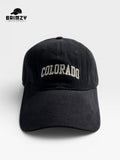 Colorado Black Unisex Cotton Baseball Cap – Adjustable Fit