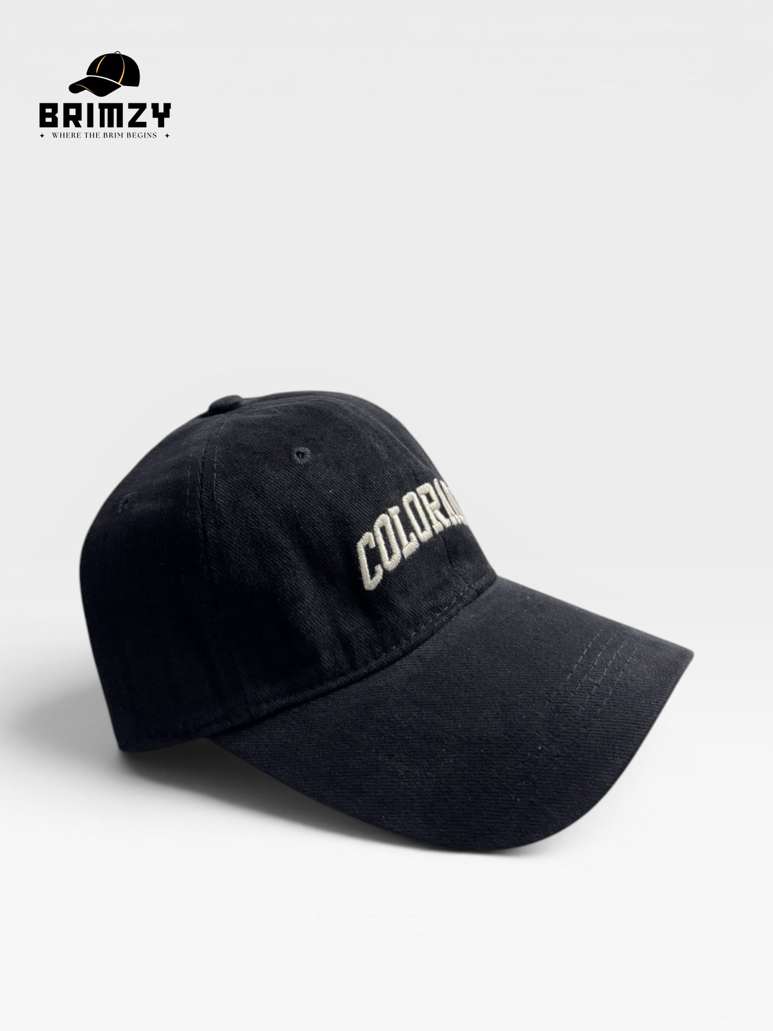 Colorado Black Unisex Cotton Baseball Cap – Adjustable Fit