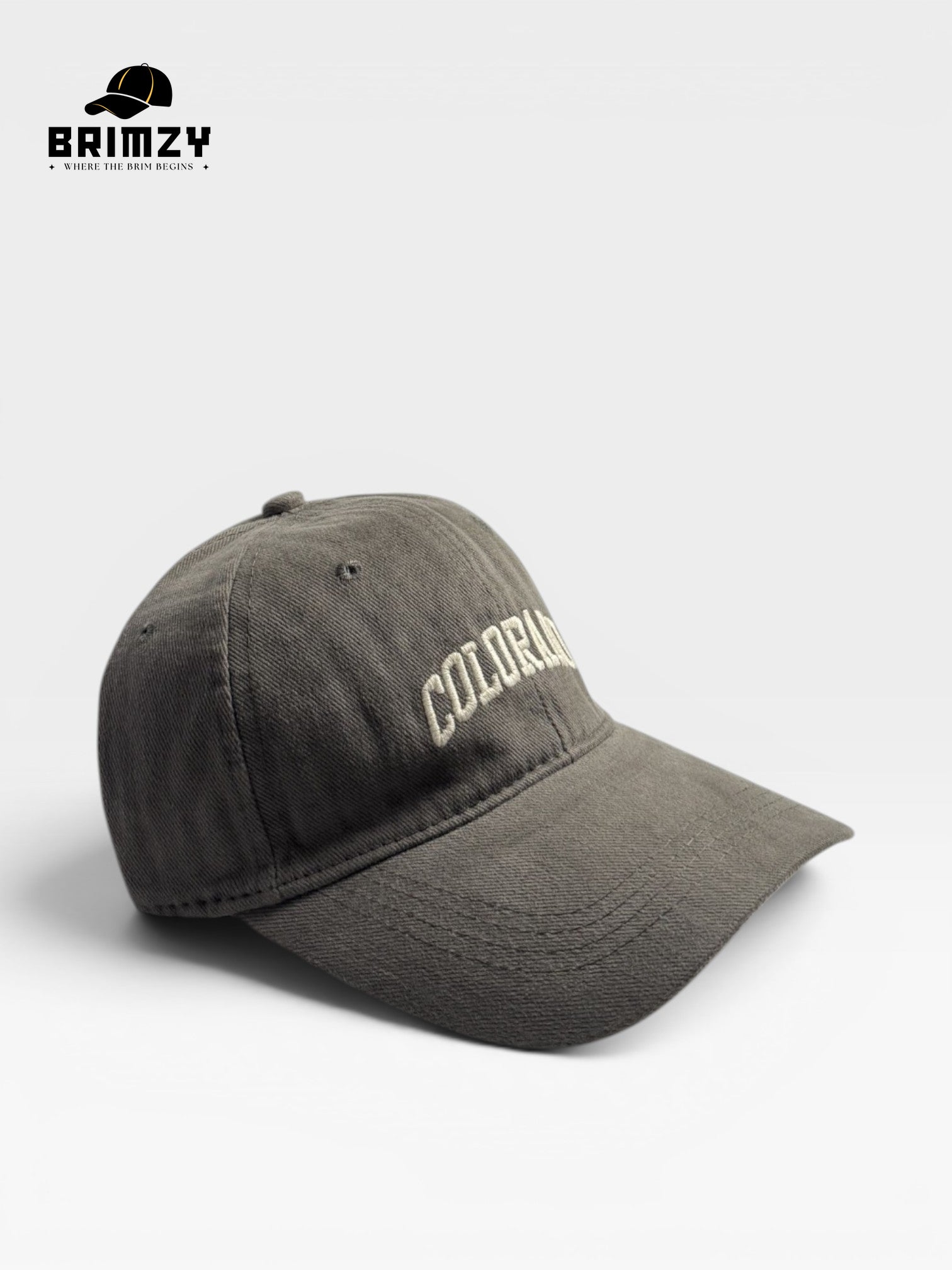 Colorado Gray Unisex Cotton Baseball Cap – Adjustable Fit