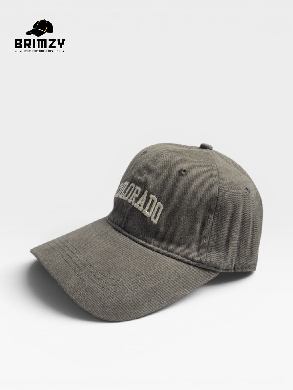 Colorado Gray Unisex Cotton Baseball Cap – Adjustable Fit