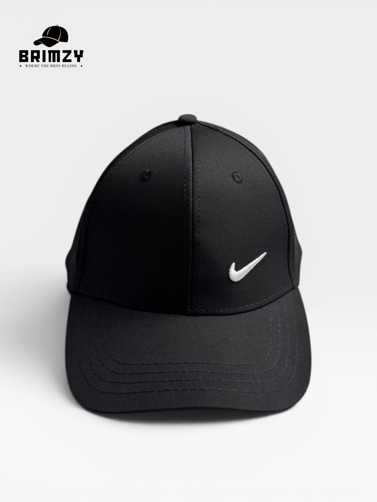 Black Quick-Dry Mesh Baseball Cap – Adjustable